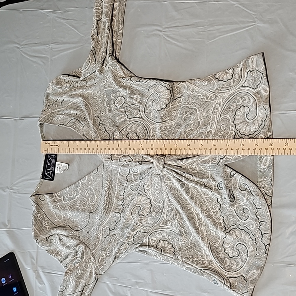 Alex Evenings Women's Top Size Small - Picture 7 of 10